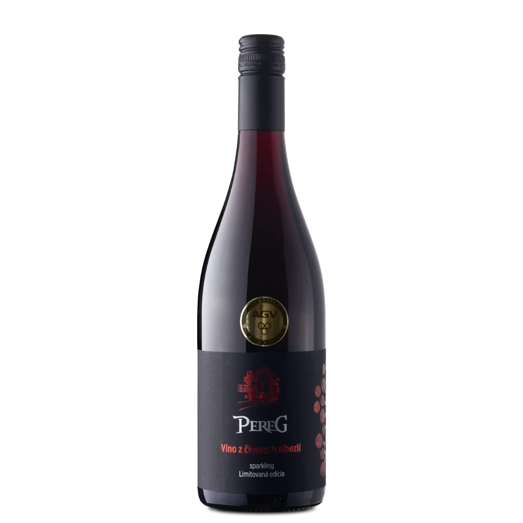 Pereg - Víno z čiernych ríbezlí - sparkling