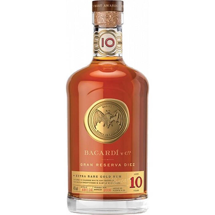 Rum Bacardi Gran Reserva Diez