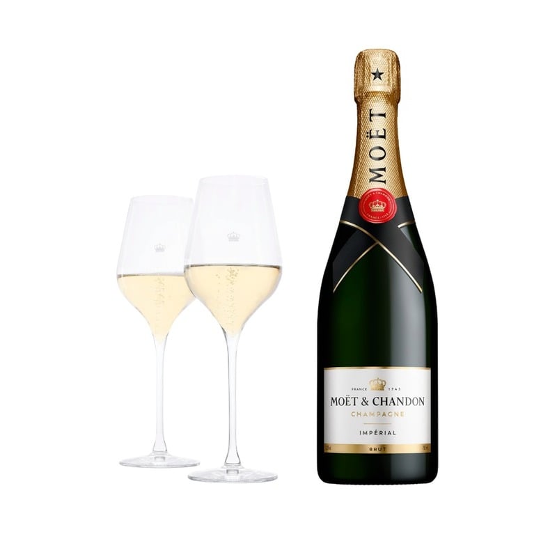 Moët & Chandon - Brut Impérial Box + 6 pohárov