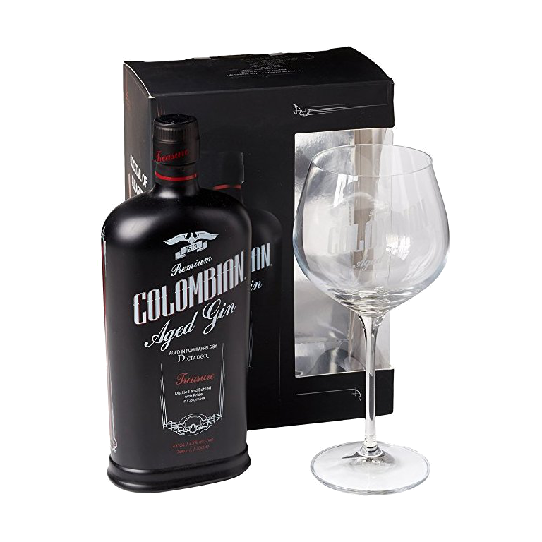 Gin Dictador Premium Colombiana Treasure Black