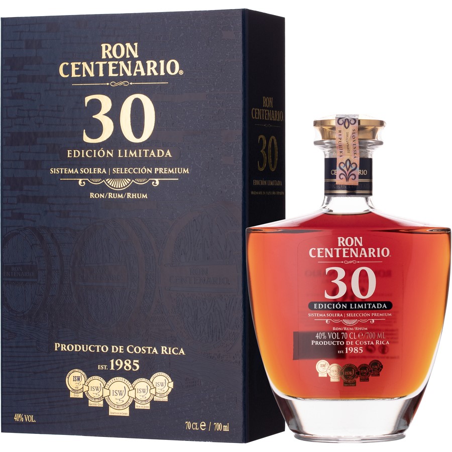 Rum Rohn Alkohol | Rum Ron Centenario Edición Limitada 30 ročný | Kupvino.sk ...