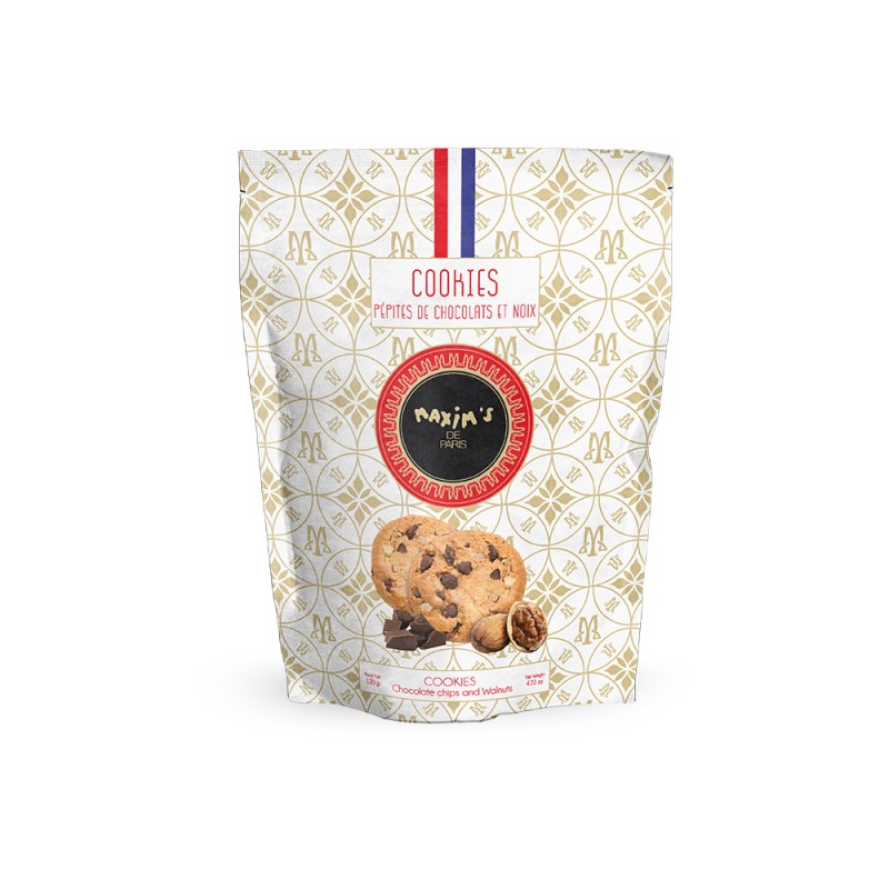 Cookies s kúskami čokolády a vlašskými orechmi Maxim's de Paris