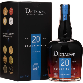 Rum Dictador 20 ročný v kartóniku