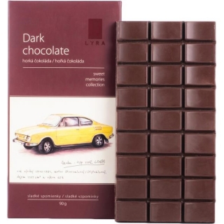 Čokoláda LYRA - Dark chocolate - Škoda Rapid