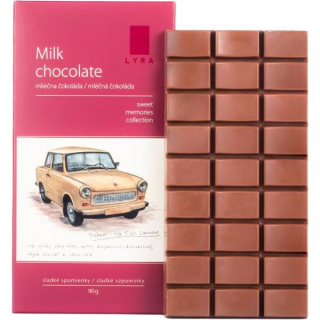 Čokoláda LYRA - Milk chocolate - Trabant
