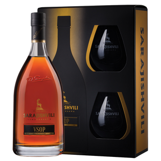 Brandy Sarajishvili VSOP + 2 poháre