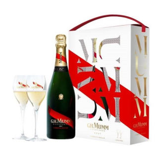 Champagne G.H.Mumm - Cordon Rouge Brut Festive Box